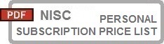 NISC Personal Subscription Price List
