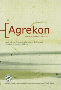 Agrekon: Agricultural Economics Research, Policy and Practice in Southern Africa